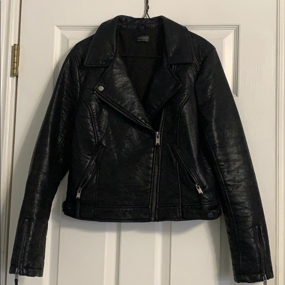 Faux Leather Jacket